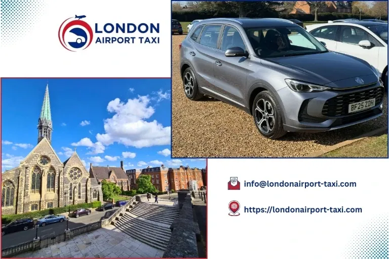 Professional taxi service from Harlow to Heathrow Airport