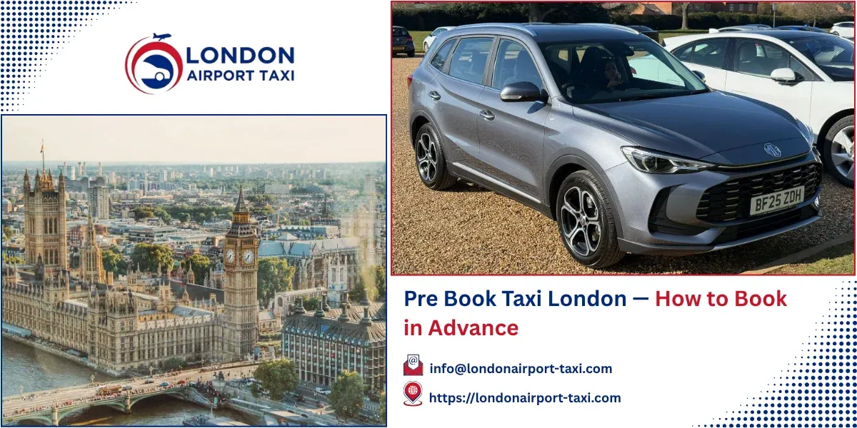Pre Book Taxi London 2026 | Book in Advance, Fixed Fares