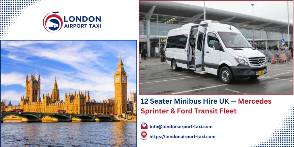 12 Seater Minibus Hire UK 2026 — Specs & Fares from £120