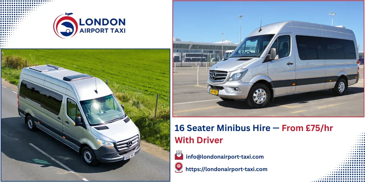 16 Seater Minibus Hire 2026 &mdash; From &pound;75/hr With Driver