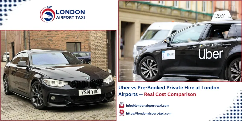 Uber vs Private Hire London Airports 2026 &mdash; Real Cost