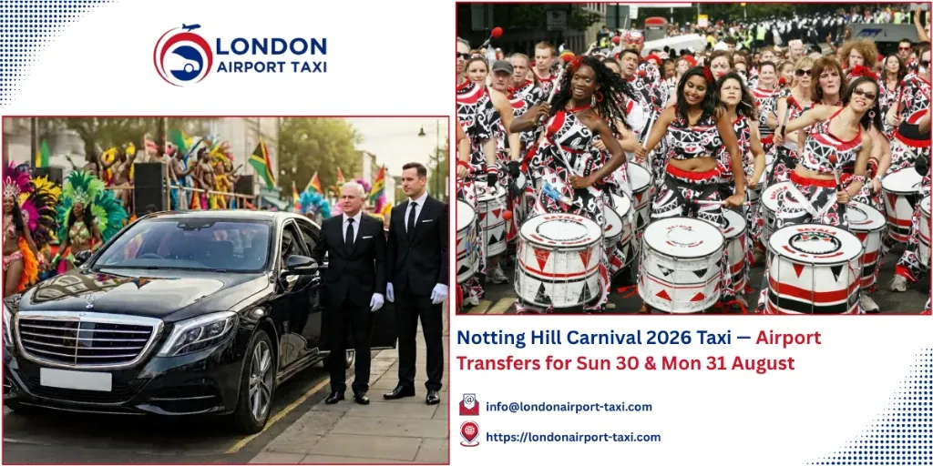 Notting Hill Carnival 2026 Taxi &mdash; Airport Transfers W11