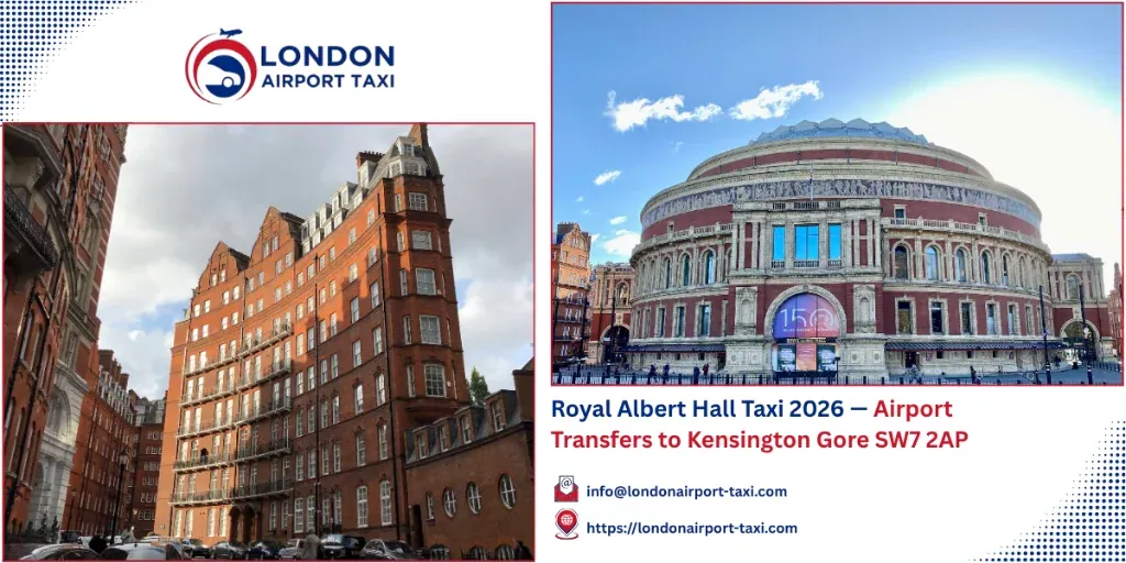 Royal Albert Hall Taxi 2026 &mdash; Airport Transfers SW7 2AP