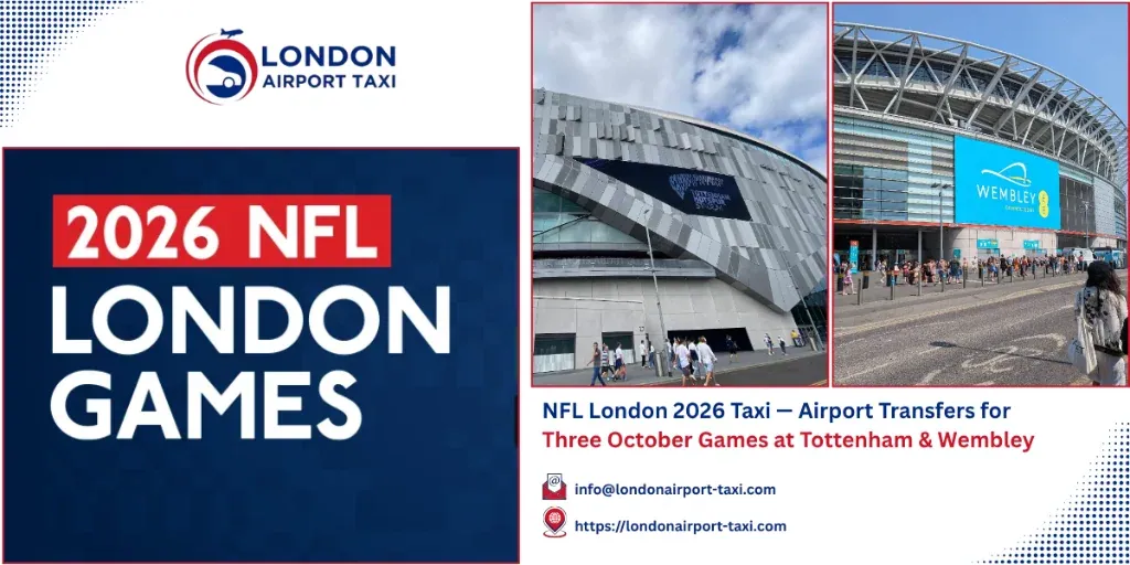 NFL London 2026 Taxi &mdash; Airport Transfers for 3 October Games