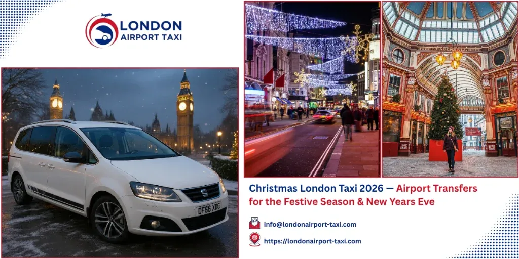Christmas London Taxi 2026 &mdash; Airport Transfers 24-31 December