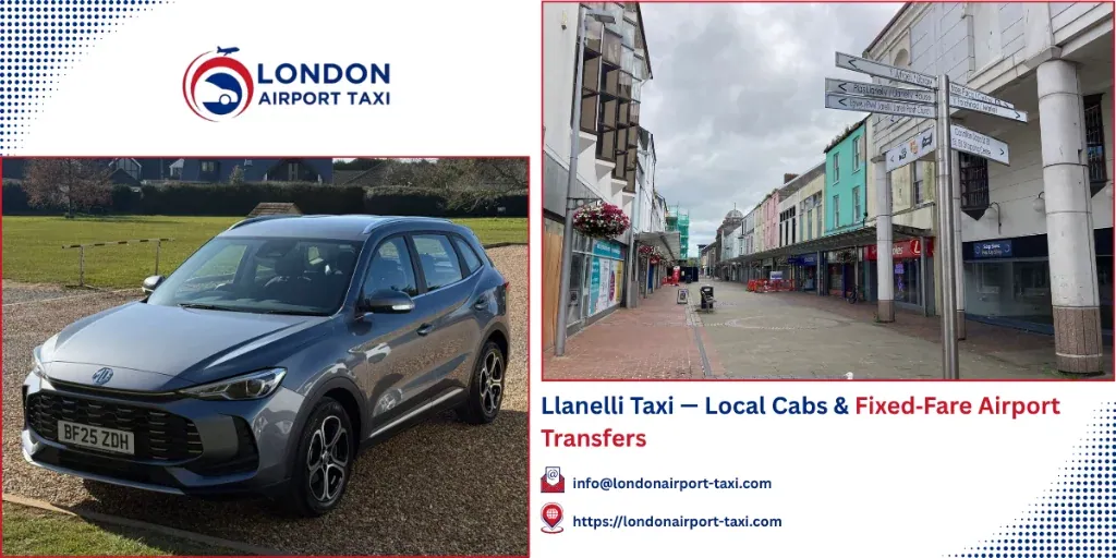 Llanelli Taxi & Airport Transfers | Fixed Fares 2026