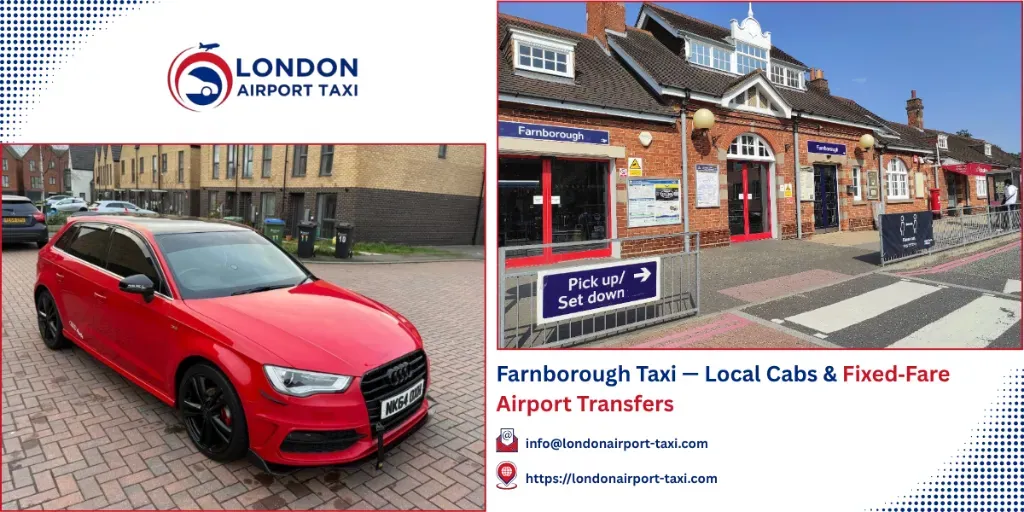 Farnborough Taxi & Airport Transfers | Fixed Fares 2026