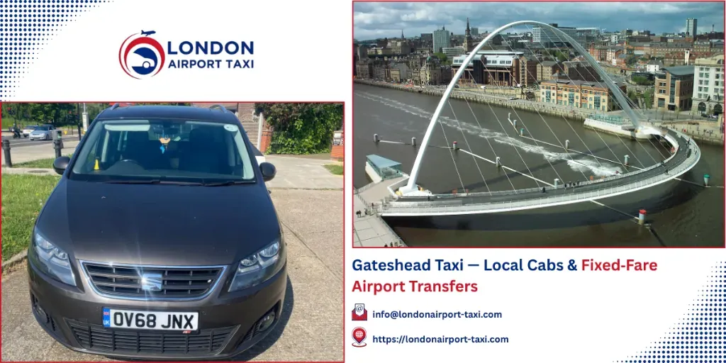 Gateshead Taxi & Airport Transfers | Fixed Fares 2026