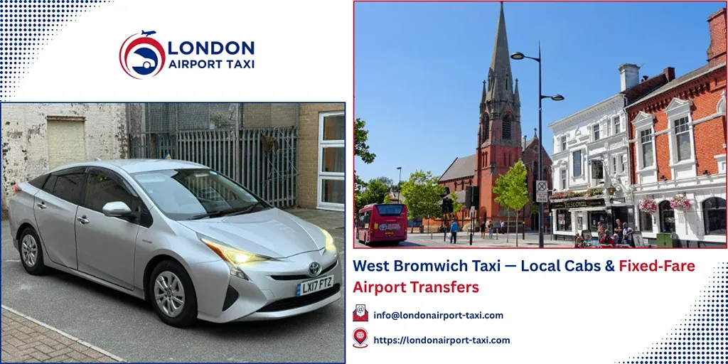 West Bromwich Taxi & Airport Transfers | Fixed Price 2026