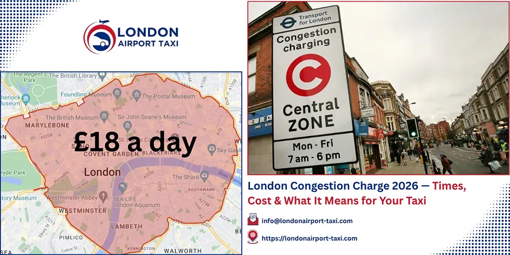 London Congestion Charge 2026 | Times, Cost & Taxis