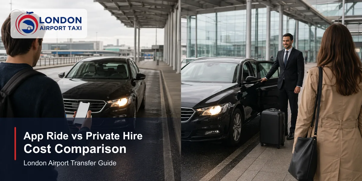 Uber vs Private Hire London Airports 2026 — Real Cost