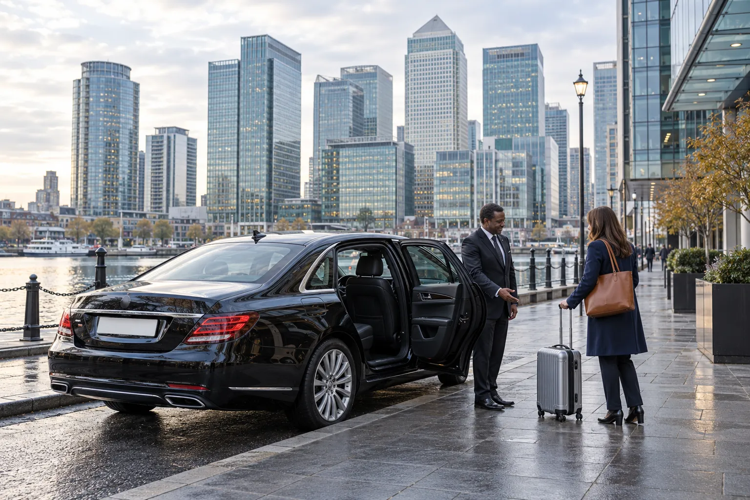 Professional taxi service from Canary Wharf to Heathrow Airport