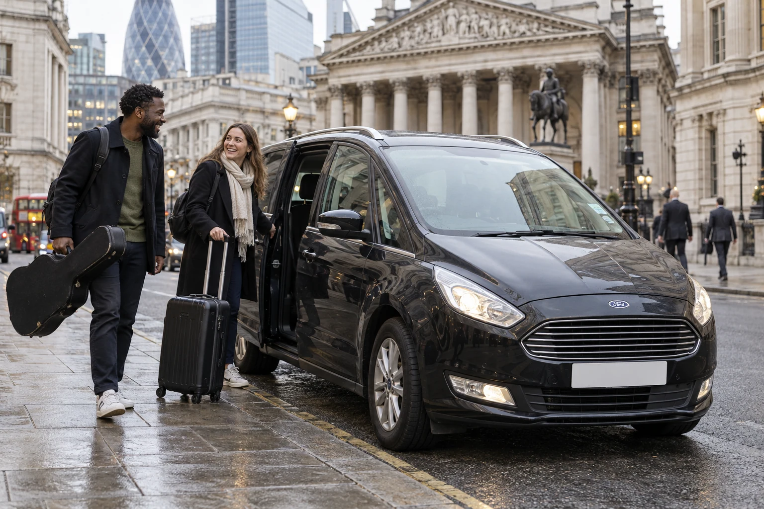 Professional taxi service from City of London to London City Airport