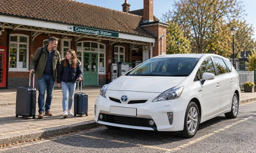 Professional taxi service from Crowborough to Gatwick Airport