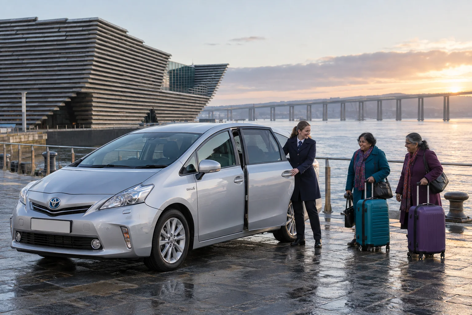 Professional taxi service from Dundee to Heathrow Airport