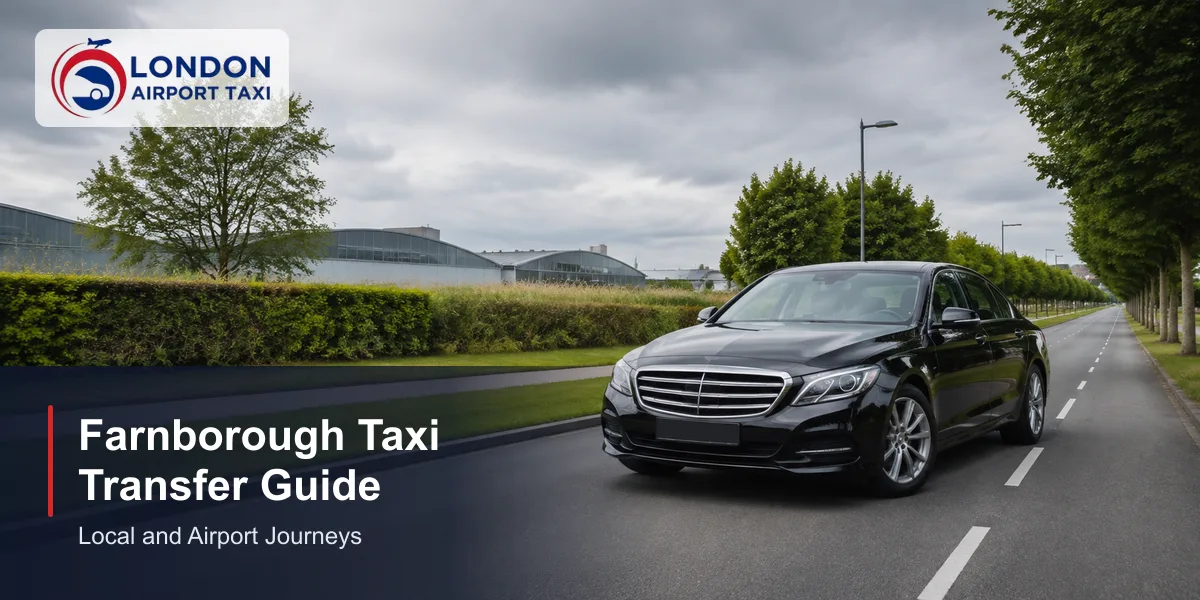 Farnborough Taxi & Airport Transfers | Fixed Fares 2026