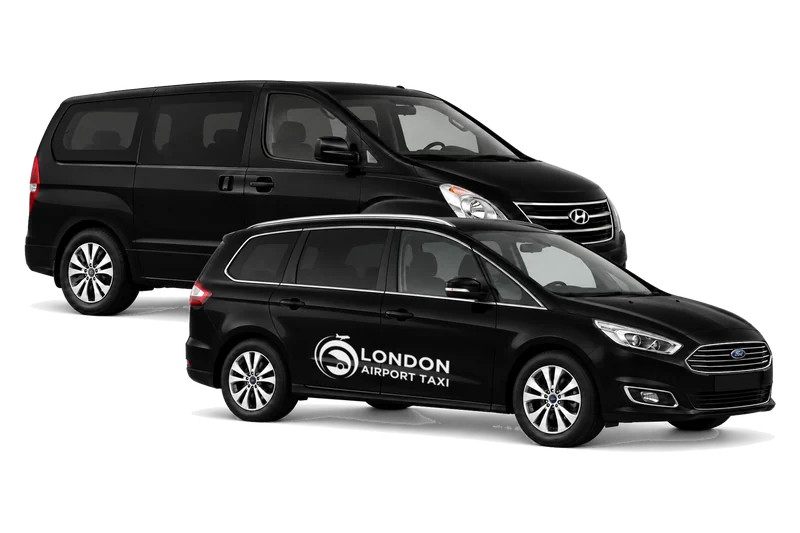 12 Seater minibus with LondonAirport-Taxi.com branding for extra capacity group travel and tours