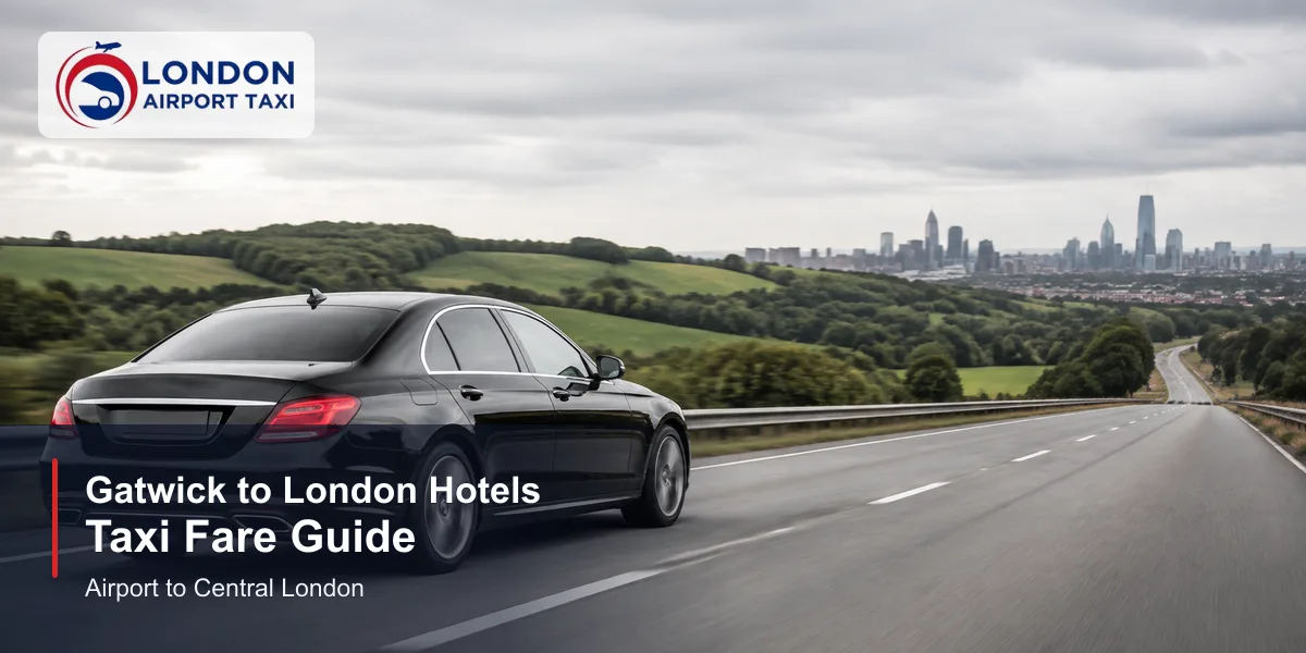 Taxi Gatwick to Central London Hotels 2026 — £70 Fixed