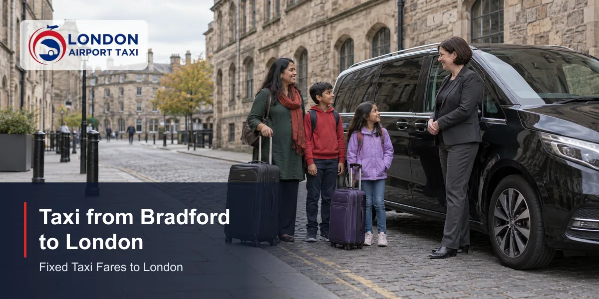 How Much Is a Taxi from Bradford to London? 2026