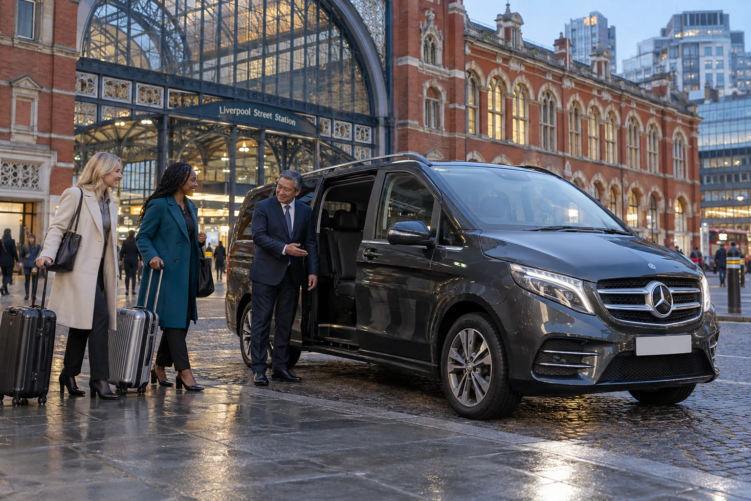 Professional taxi service from Liverpool Street to Heathrow Airport