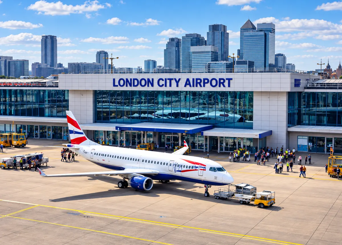 London City Airport terminal, London Airport Taxi transfers