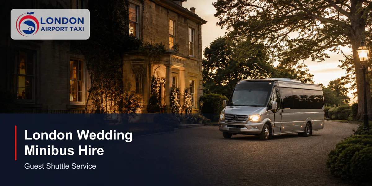 Wedding Minibus Hire London 2026 - Bridal Party & Guests