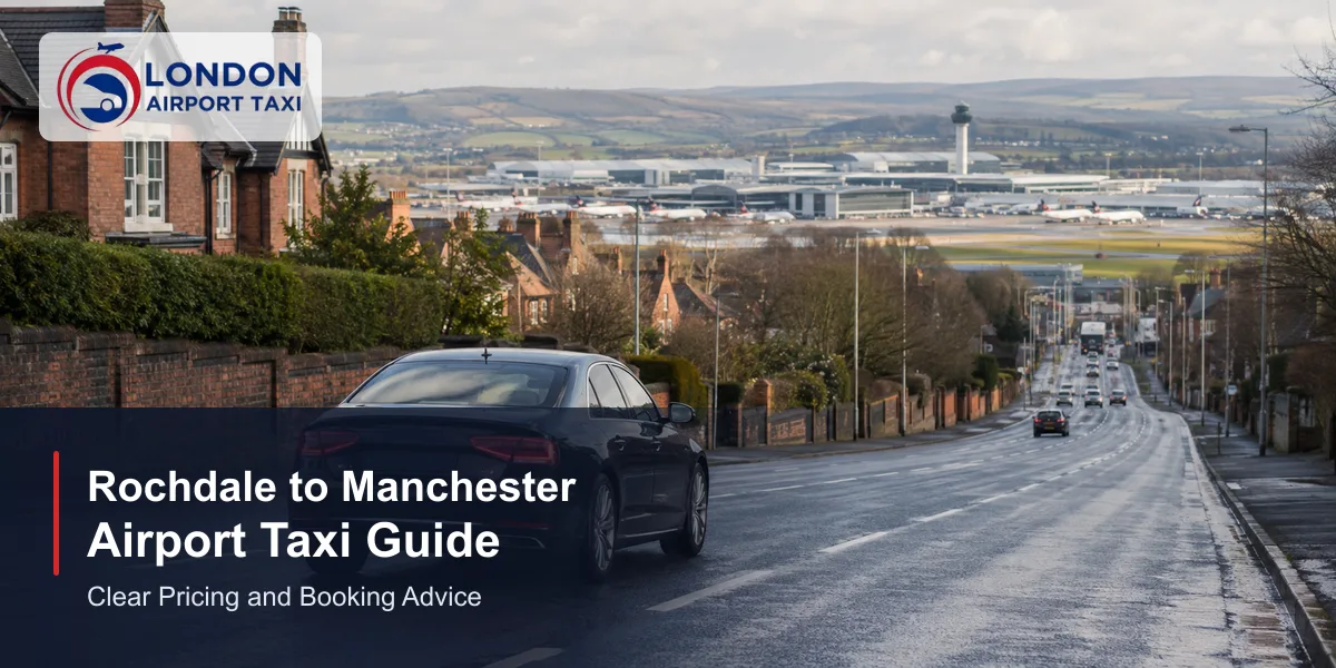 Rochdale to Manchester Airport Taxi 2026 | From &pound;45