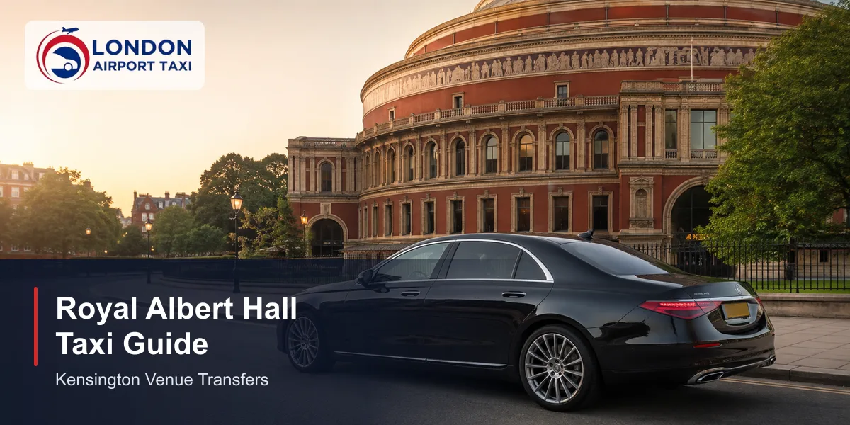 Royal Albert Hall Taxi 2026 — Airport Transfers SW7 2AP