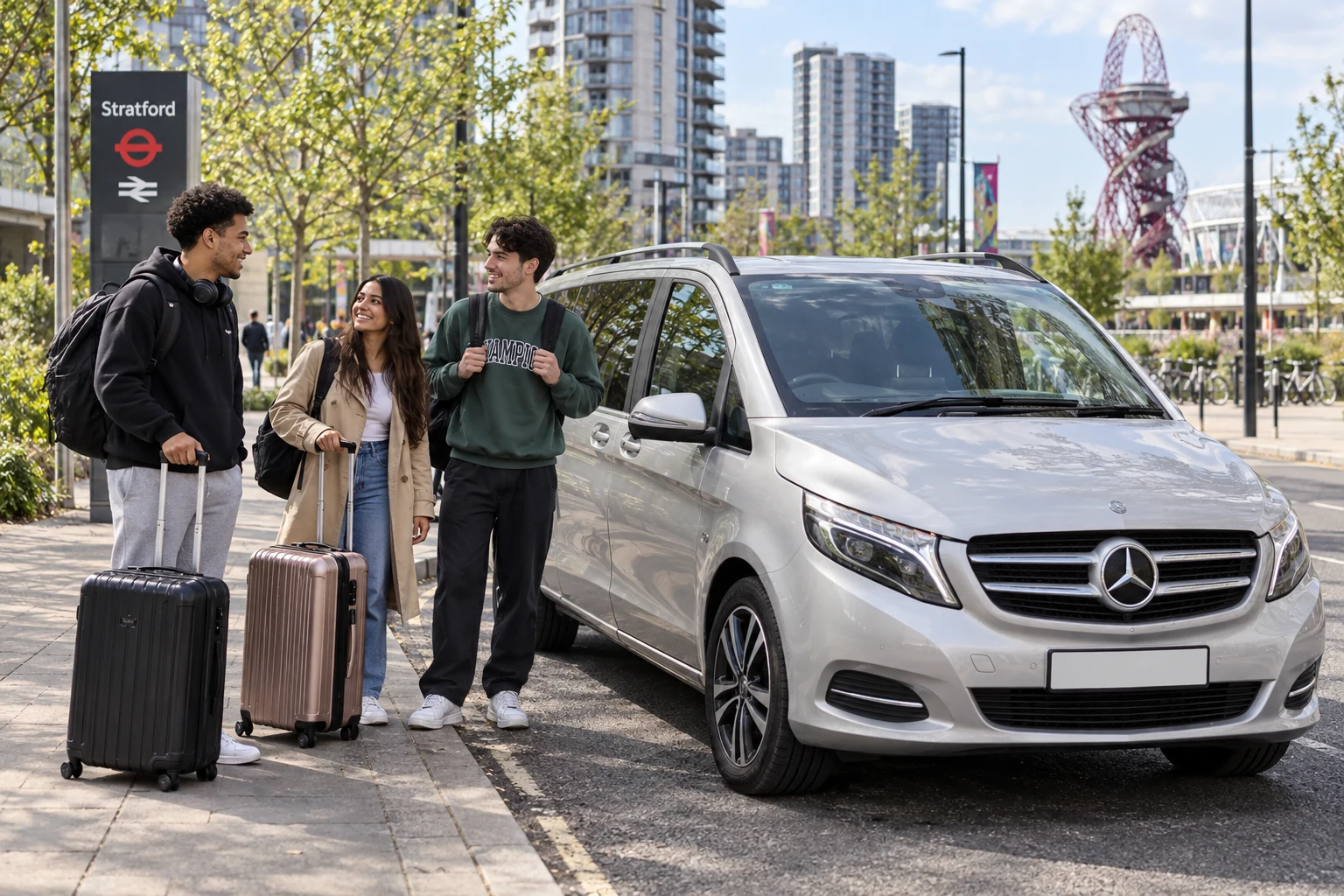 Professional taxi service from Stratford to London City Airport