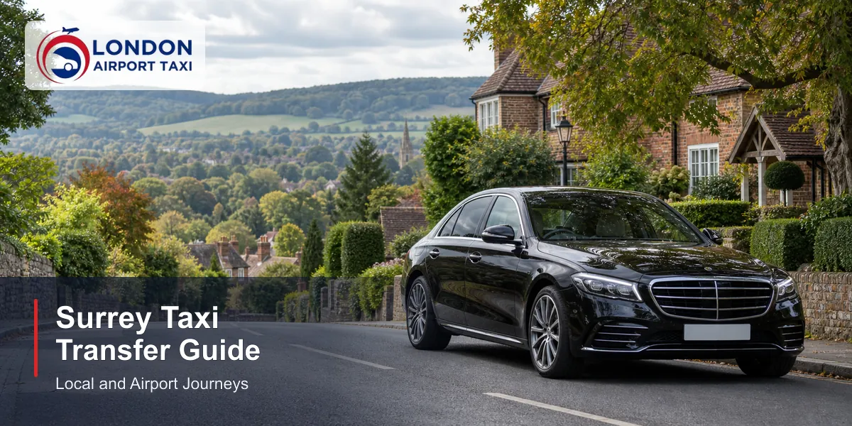 Surrey Taxi & Airport Transfers | Fixed Price 2026