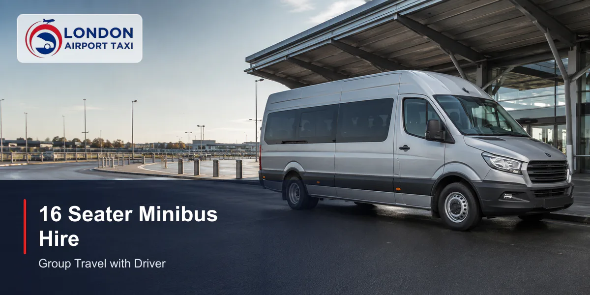 16 Seater Minibus Hire 2026 — From £75/hr With Driver