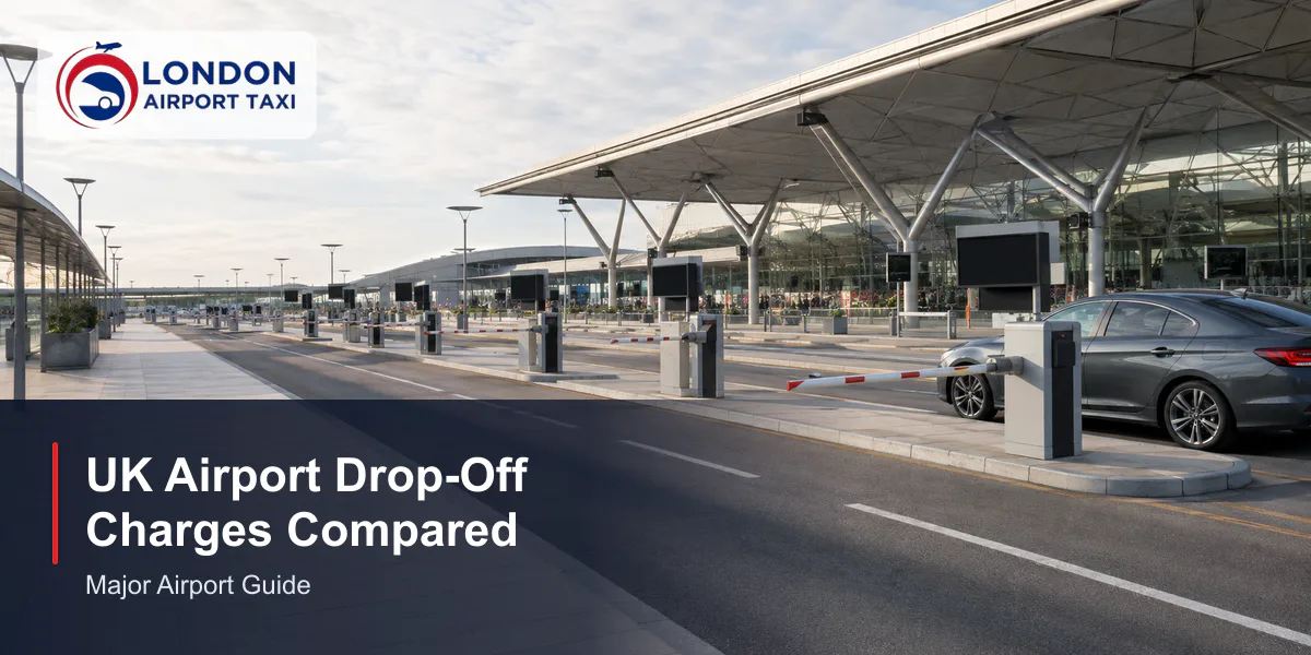 UK Airport Drop-Off Charges Compared 2026 — All 13 UK Airports