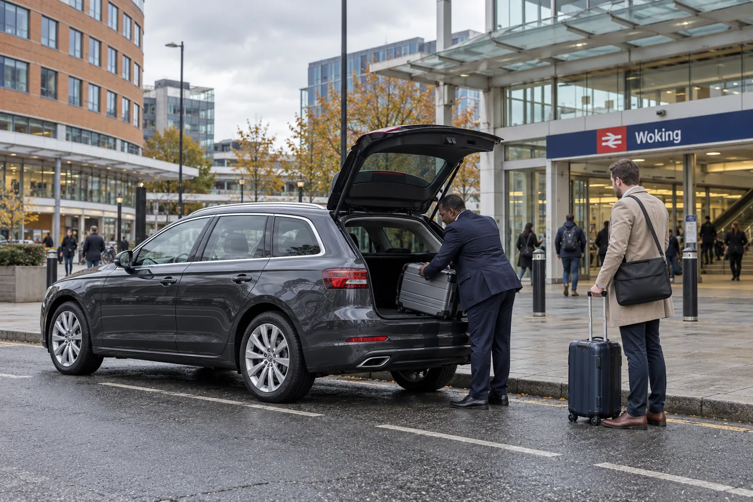 Professional taxi service from Woking to Heathrow Airport